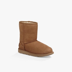 Ugg Classic II Short Waterproof Kids Classic Boots Brown (8376QNIDR)